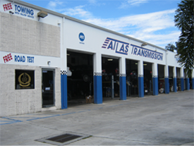 Atlas Transmission service center exterior view.