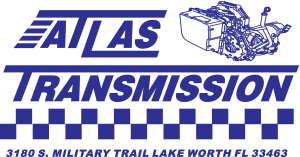 Atlas Transmission logo and address