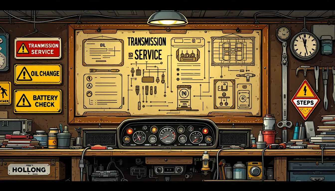 Signs indicating immediate need for transmission service.